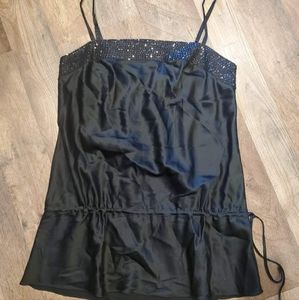 Express NWT Womens tank top, silky, black, small